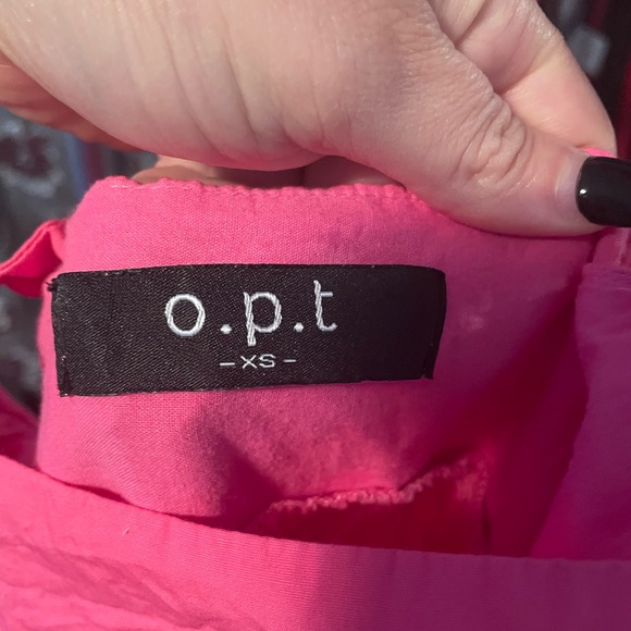 Pink Ruffled Women's Dress with semi open back - Picture 7 of 7